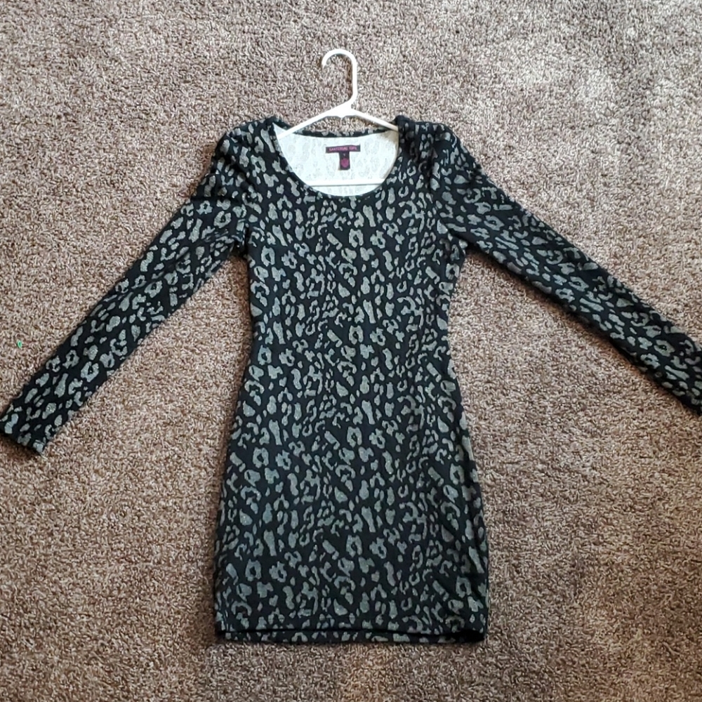 Material Girl leopard mini dress